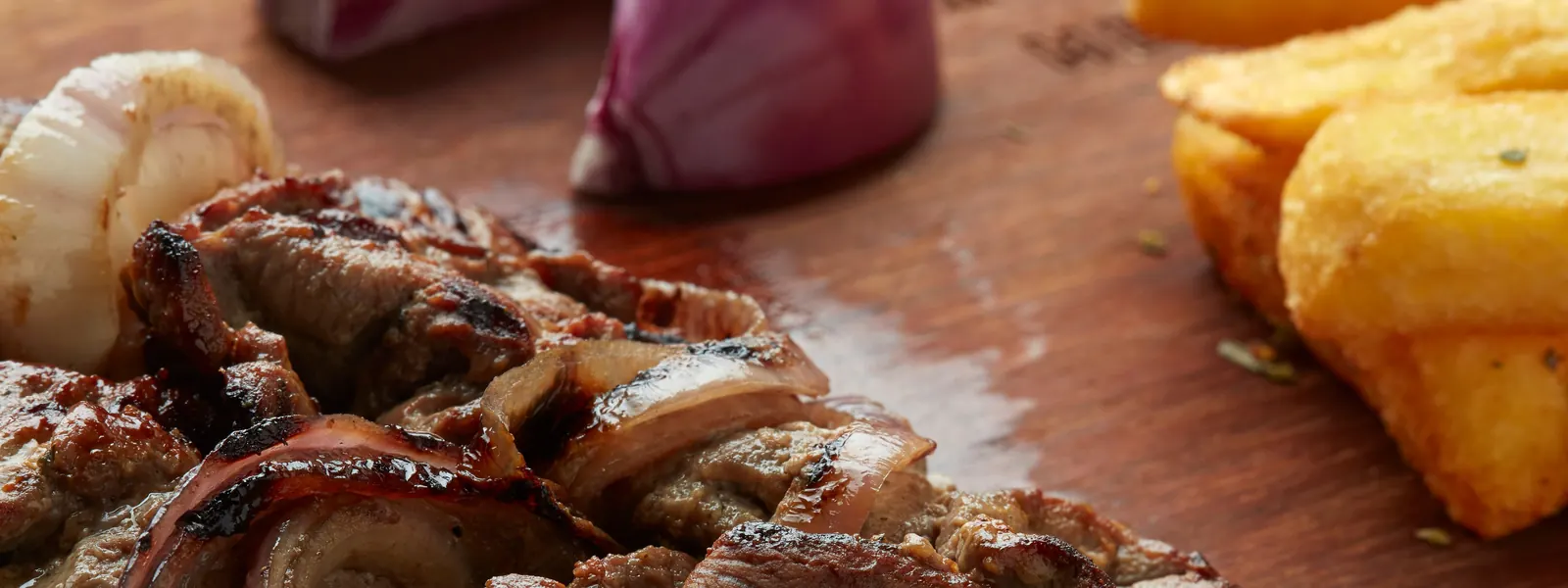 Meat & Chips at Best Kebab & Pizza Fish Bar